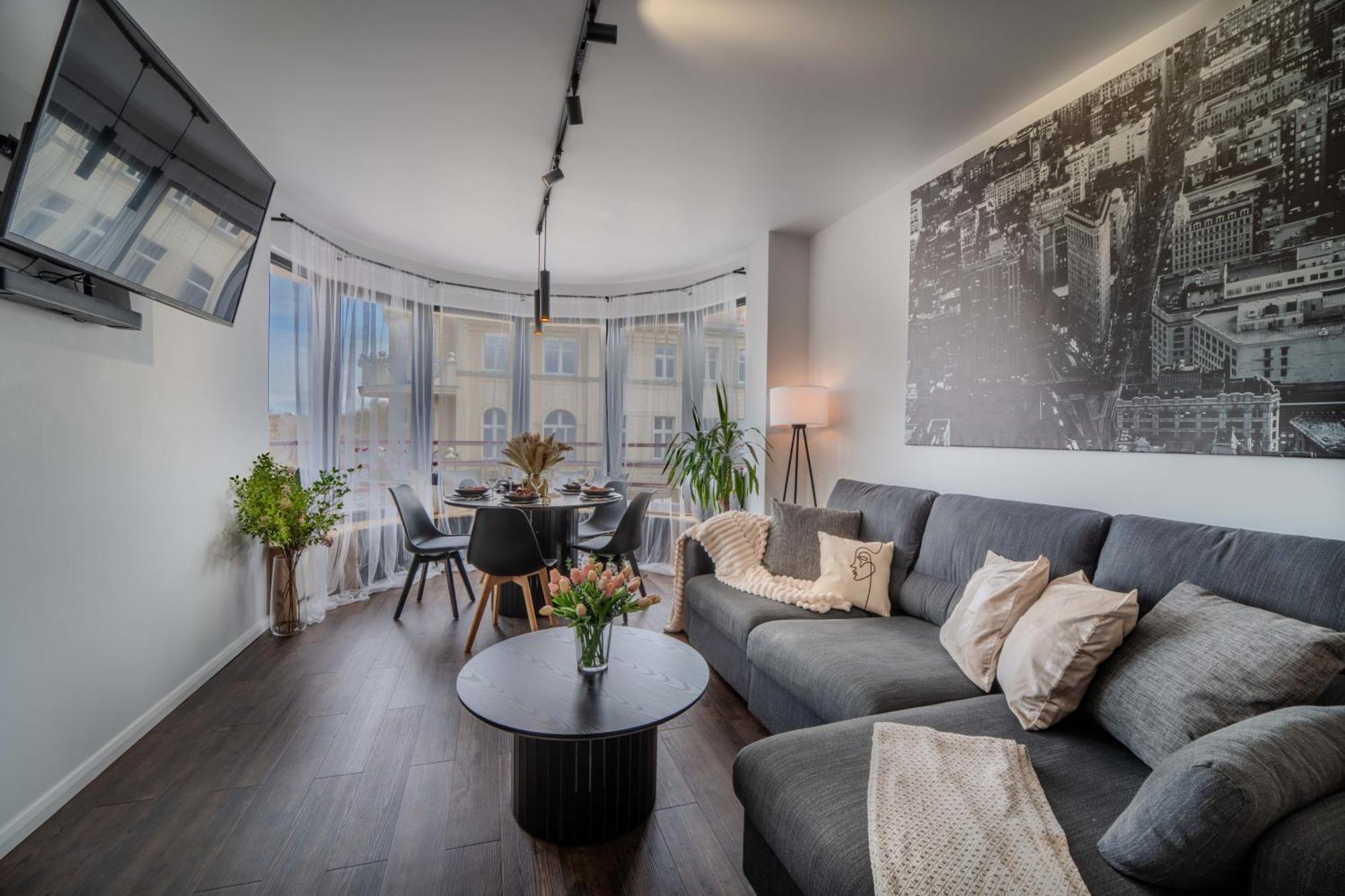New Large Modern Apartment - City Center - 60M2 - Lift - Parking Wrocław Extérieur photo