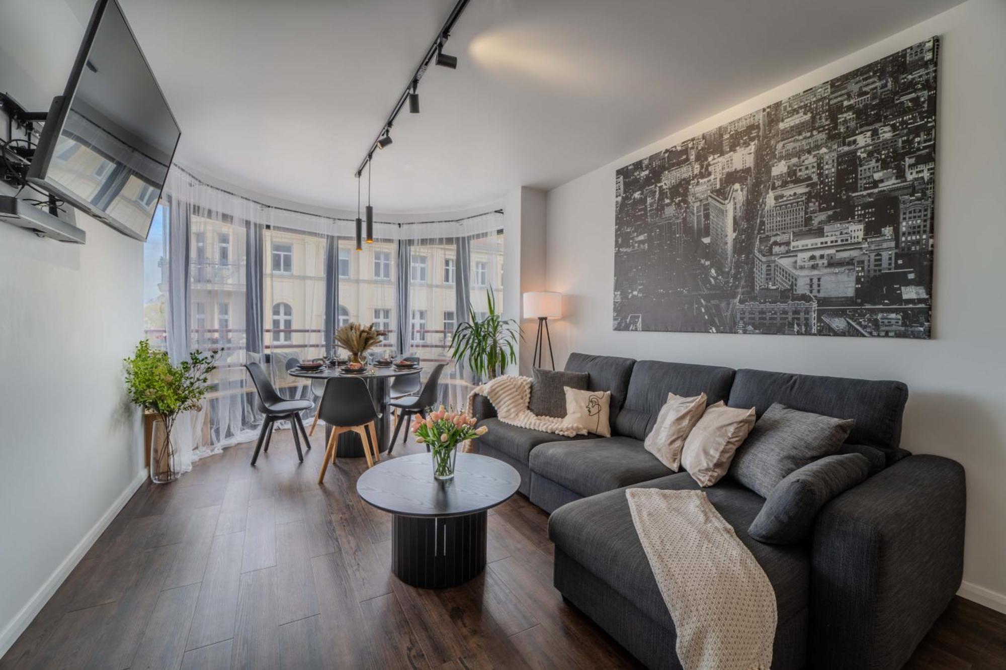 New Large Modern Apartment - City Center - 60M2 - Lift - Parking Wrocław Extérieur photo
